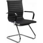 ΚΑΡΕΚΛΑ ΝΕΧΤ 13837 επισκέπτη μαύρη με ενιαία πλάτη (54x64x94cm)