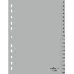 ΔΙΑΧΩΡΙΣΤΙΚΑ Α4 ΠΛΑΣΤΙΚΑ ΓΚΡΙ 1-20