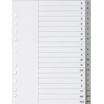 ΔΙΑΧΩΡΙΣΤΙΚΑ Α4 ΠΛΑΣΤΙΚΑ ΓΚΡΙ Α-Ω