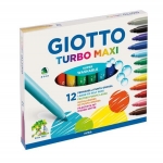 ΜΑΡΚΑΔΟΡΟΙ GIOTTO TURBO MAXI 12 ΧΡΩΜΑΤΩΝ
