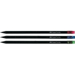 ΜΟΛΥΒΙ FABER 815090 ΜΑΥΡΟ ΜΕ ΓΟΜΑ ΗΒ (1τμχ)