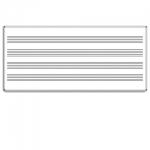 ΠΙΝΑΚΑΣ ΜΟΥΣΙΚΗΣ 120Χ200εκ. ΜΑΡΚΑΔΟΡΟΥ