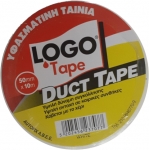 ΤΑΙΝΙΑ ΥΦΑΣΜΑΤΙΝΗ LOGO 50mmx10m ΛΕΥΚΗ