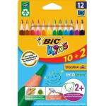 ΞΥΛΟΜΠΟΓΙΕΣ BIC KIDS 2+ EVOLUTION Triangle 12τεμ