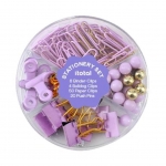 ΣΕΤ ΓΡΑΦΕΙΟΥ i-TOTAL XL3004 Purple (ΣΥΝΔΕΤΗΡΕΣ-ΠΙΑΣΤΡΕΣ-ΚΑΡΦΙΤΣΕΣ)