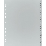 ΔΙΑΧΩΡΙΣΤΙΚΑ Α4 ΠΛΑΣΤΙΚΑ ΓΚΡΙ Α-Ζ