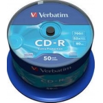 CD-R VERBATIM ΜΠΟΜΠΙΝΑ 50ΤΕΜ WRAP
