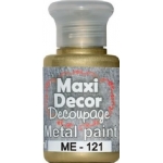 ΑΚΡΥΛΙΚΟ ΜΕΤΑΛΛΙΚΟ MAXI DΕCOR 60ML 121