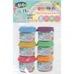 ΠΛΑΣΤΟΖΥΜΑΡΑΚΙ PASTEL 30gr χ 6 ΧΡΩΜΑΤΑ LUNA