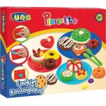 ΠΛΑΣΤΟΖΥΜΑΡΑΚΙ ΚΟΥΛΟΥΡΑΚΙΑ  60gr χ 3 ΧΡΩΜΑΤΑ ΜΕ EΡΓΑΛΕΙΑ LUNA 621750