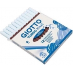 ΜΑΡΚΑΔΟΡΟΙ GIOTTO TURBO MAXI 12ΧΡΩΜΑΤΩΝ ΚΑΦΕ 1114041