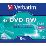 DVD-RW VERBATIM 4.7GB JEWEL CASE (1τμχ)