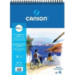 ΜΠΛΟΚ CANSON ΑΚΟΥΑΡΕΛΑΣ Νο4 30x40 (200γρ.) 12Φ