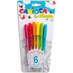 ΣΤΥΛΟ CARIOCA FIORELLA FLUO COLORS ΣΕΤ 6 ΧΡΩΜΑΤΩΝ (1mm)