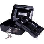 ΧΡΗΜΑΤΟΚΙΒΩΤΙΟ ΜΕΤΑΛΛΙΚΟ μαύρο Υ6x12,5x9,5εκ. Next Deco (35987)