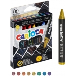 ΚΗΡΟΜΠΟΓΙΑ CARIOCA METALLIC 8TEM. 43163