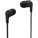 ΑΚΟΥΣΤΙΚΑ Philips TAE1105 In-ear Handsfree με Βύσμα 3.5mm Μαύρο (TAE1105BK/00)