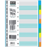 ΔΙΑΧΩΡΙΣΤΙΚΑ Α4 ΧΑΡΤΙΝΑ ΧΡΩΜΑΤΙΣΤΑ 10Θ.