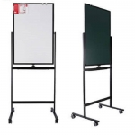 ΠΙΝΑΚΑΣ ΛΕΥΚΟΣ ΜΑΓΝΗΤΙΚΟΣ ΤΡΟΧΗΛΑΤΟΣ DELI 60Χ90εκ. 2/ΠΛΗΣ ΟΨΗΣ