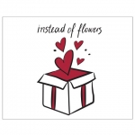 Instead of Flowers Ευχετήρια Κάρτα Μικρή (ΡΕΝΕ) ΧΑΡΤΙΝΗ ΠΟΛΗ
