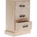 ΚΟΥΤΙ ΞΥΛΙΝΟ ΜΕ 3 ΣΥΡΤΑΡΙΑ (Υ18x11x7εκ.) 35274