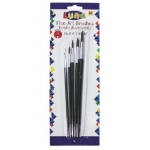 ΠΙΝΕΛΑ LUNA 0620164 ΣΤΡΟΓΓΥΛΑ (ΣΕΤ 5τμχ)