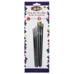 ΠΙΝΕΛΑ LUNA 0620165 ΠΛΑΚΕ & ΣΤΡΟΓΓΥΛΑ (ΣΕΤ 6τμχ)