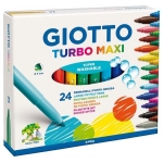 ΜΑΡΚΑΔΟΡΟΙ GIOTTO TURBO MAXI 24 ΧΡΩΜ.