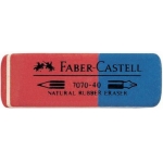 ΓΟΜΑ FABER 187040 ΔΙΧΡΩΜΗ RED/BLUE