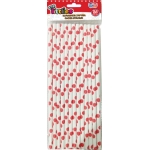 ΚΑΛΑΜΑΚΙΑ ΧΑΡΤΙΝΑ 25τεμ. ΚΟΚΚΙΝΟ ΠΟΥΑ THE LITTLIES 646704