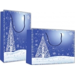 ΧΡΙΣΤΟΥΓΕΝΝΙΑΤΙΚΗ ΧΑΡΤΙΝΗ ΤΣΑΝΤΑ NEXT Χριστουγεννιάτικο τοπίο Υ24Χ23Χ10 (27389)