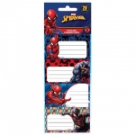 ΕΤΙΚΕΤΕΣ ΑΥΤΟΚΟΛΛΗΤΕΣ SPIDERMAN 20 ΤΜΧ. 5 ΦΥΛΛΑ 508042
