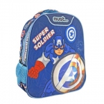 ΤΣΑΝΤΑ ΠΛΑΤΗΣ ΝΗΠΙΟΥ AVENGERS CAPTAIN AMERICA SUPER SOLDIER 506090