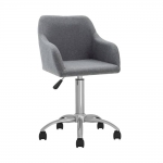 Καρέκλα εργασίας Jasper Υ88-78x54x54 εκ υφασμάτινη, χρώμα γκρι 13824-03