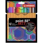 ΜΑΡΚΑΔΟΡΟΙ STABILO 88 ΣΕΤ ΤΩΝ 18 (8818-1-20)