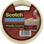 ΤΑΙΝΙΑ ΣΥΣΚΕΥΑΣΙΑΣ SCOTCH 38Χ50m ΔΙΑΦΑΝΗ ΑΘΟΡΥΒΗ