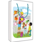 ΧΑΡΤΙΝΗ ΤΣΑΝΤΑ NEXT παιδιά που ζωγραφίζουν Υ13Χ10Χ5 (23448)