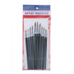 ΣΕΤ ΠΙΝΕΛΩΝ ΑΚΟΥΑΡΕΛΑΣ ΣΤΡΟΓΓΥΛΑ 12τμχ. (12950)