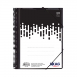 Σουπλ SKAG Σπιράλ Λάστιχο με 30 Διαφάνειες + Θήκη Μαύρο 305358