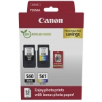 ΜΕΛΑΝΙ Canon PG-560/CL-561 Photo Value Pack (3713C008)