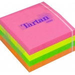 NOTES TARTAN 76X76mm ΠΟΛΥΧΡΩΜΑ ΚΥΒΟΣ