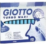 ΜΑΡΚΑΔΟΡΟΙ GIOTTO TURBO MAXI 12ΧΡΩΜΑΤΩΝ ΓΑΛΑΖΙΟΙ 456028