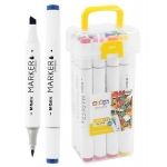 ΜΑΡΚΑΔΟΡΟΙ ΖΩΓΡΑΦΙΚΗΣ M&G ΜΕ 2 ΜΥΤΕΣ 12τμχ. ZPMV8001