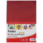 ΧΑΡΤΟΝΙΑ GLITTER FOSKA 160gsm 20x30εκ. 10τεμ Mix