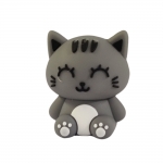 ΓΟΜΑ i-Total XL1804L 3D Grey Cat Pvc (3.2x3.8x3cm)