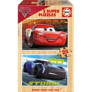 ΠΑΖΛ ΞΥΛΙΝΟ EDUCA 2X25TEM. CARS 17173