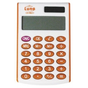 ΚΟΜΠΙΟΥΤΕΡΑΚΙ 8DIGITS CH-982 3ΧΡΩΜ LUNA OFFICE