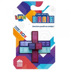 Παζλ Πλαστικό 3D Σταυρός Luna Toys 6 Τμχ., 7x7x7 εκ. σε blister 622547