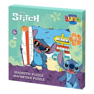 Μαγνητικό Puzzle Luna Lilo & Stitch 565153 18x1.3x18εκ. (60τμχ)