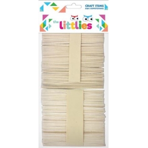 ΞΥΛΑΚΙΑ THE LITTLIES NATURAL 114mm 100τμχ (0646519)